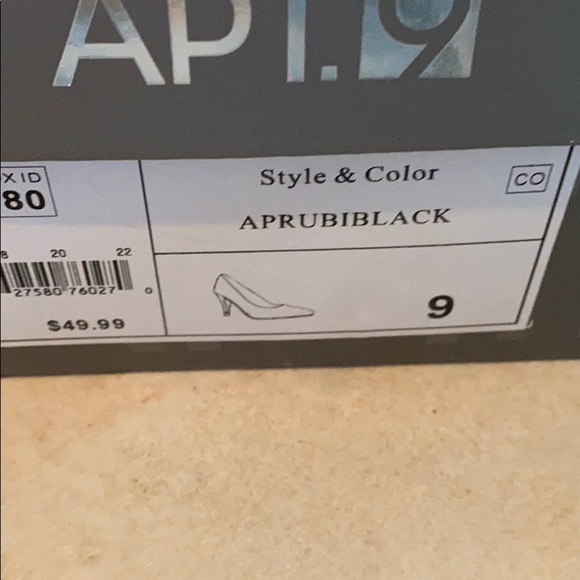 Apt 9 black heels - Picture 4 of 5